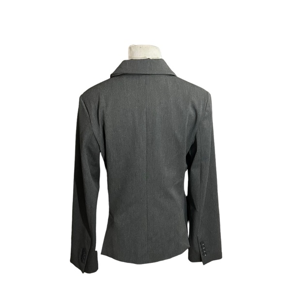 New Express Gray Blazer Jacket Size 12 - Picture 3 of 7